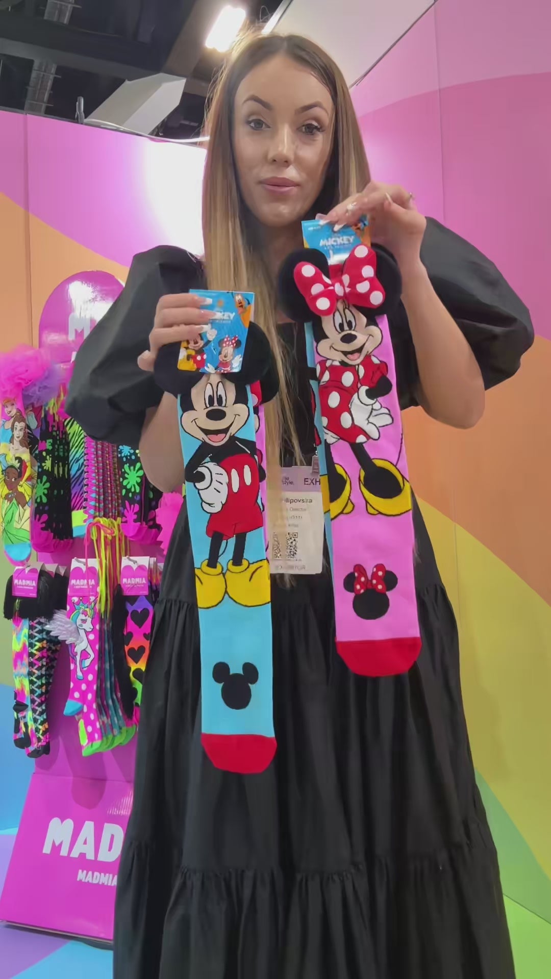 MICKEY AND MINNIE SOCKS video