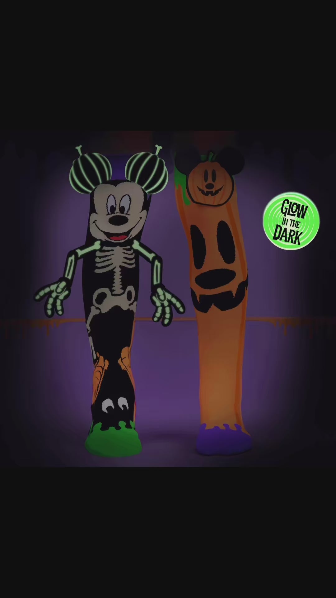 MICKEY GLOW IN THE DARK video